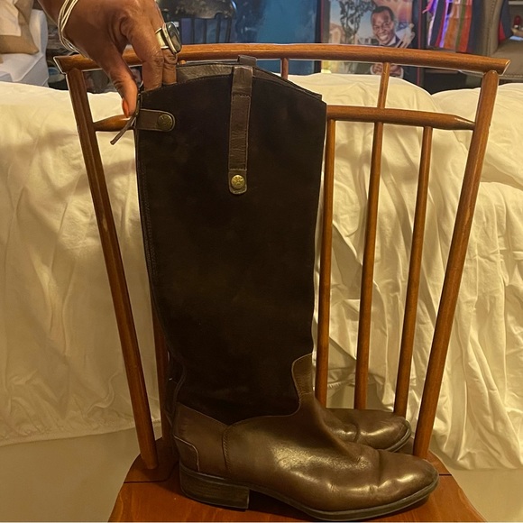 Sam Edelman vintage size 10M brown leather and suede boots #Edelman #vintage - Picture 6 of 13